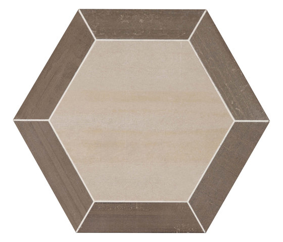 Stoneone | Ivory Esagono | Ceramic tiles | Marca Corona