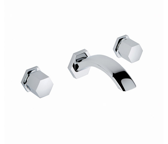Beverley | Trim only for wall mounted 3-hole | Wash basin taps | THG Paris