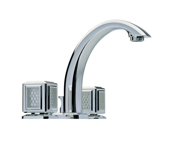 Metropolis | Rim mounted 3-hole basin mixer | Wash basin taps | THG Paris