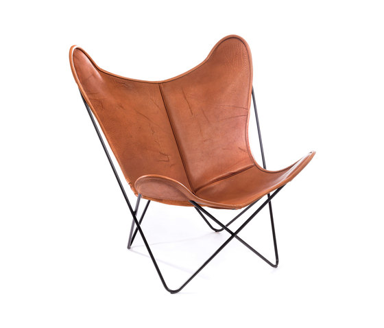 Hardoy | Butterfly Chair | Organic Buffalo Leather Pure Wild | Armchairs | Manufakturplus