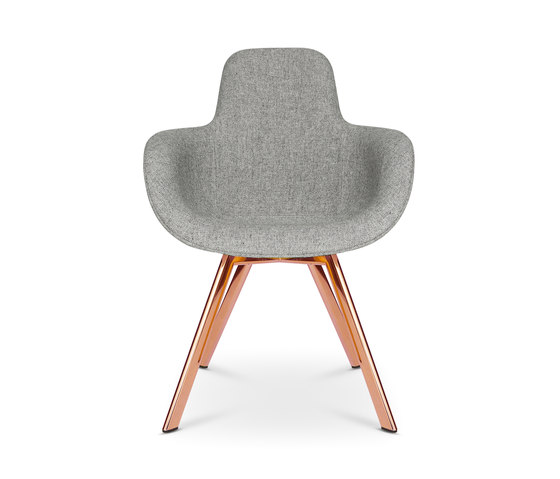 Scoop Chair High Back Copper Leg | Sillas | Tom Dixon