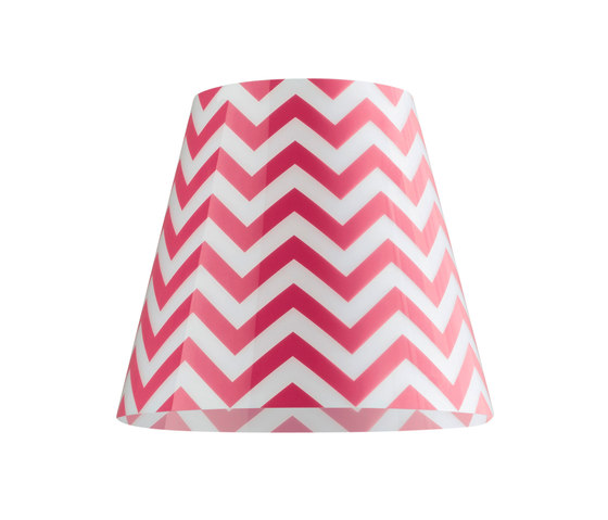 Swap | mit Rose-Pink Chevron Design-Lampenschirm | Außen Standleuchten | Moree
