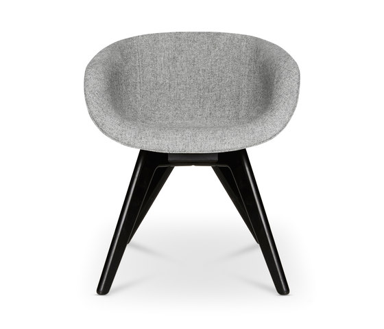 Scoop Chair Low Back Black Leg | Chairs | Tom Dixon