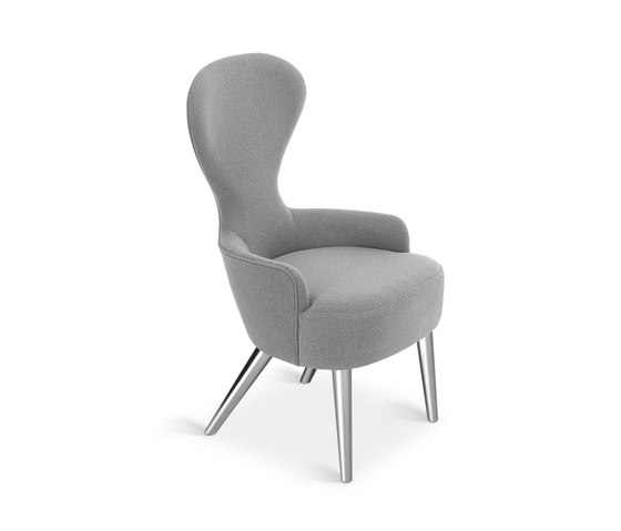 Wingback Dining Chair Chrome Leg Hallingdal 65 | Chairs | Tom Dixon