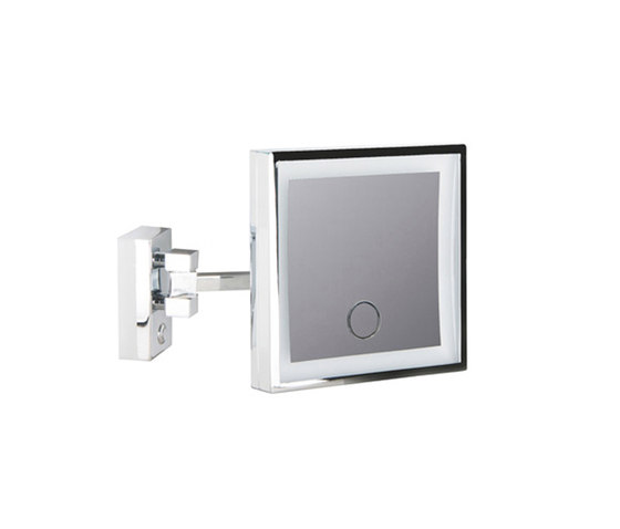 Hotel | Wall Mounted Mirror With Dual Light | Badspiegel | BAGNODESIGN