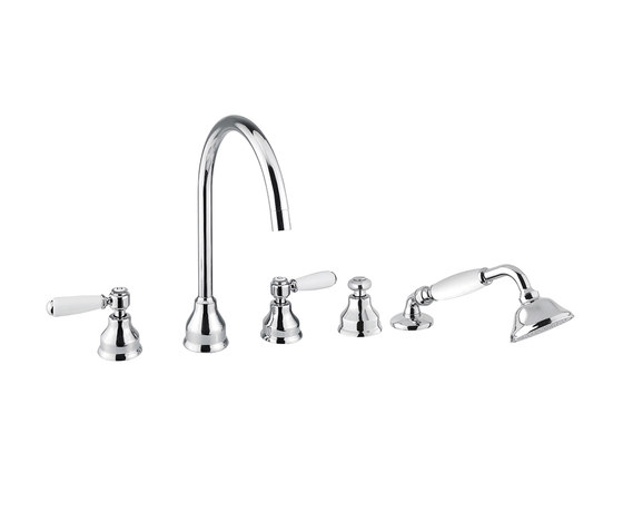 Malabar | 5 Hole Bath/Shower Mixer | Shower controls | BAGNODESIGN