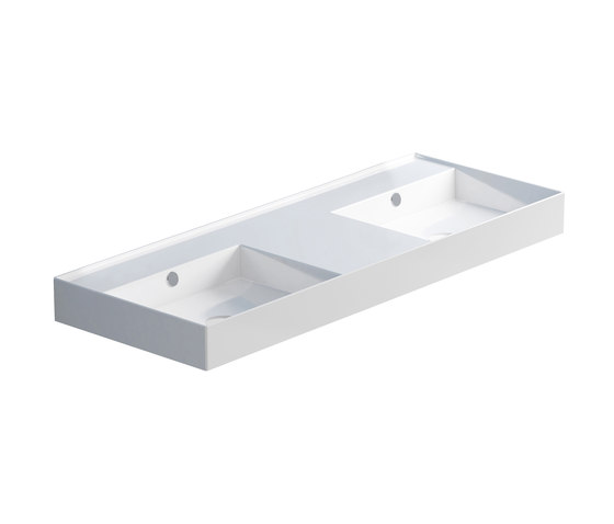 Mezzanine | Double Countertop/Wall Mounted Wash Basin 1210mm | Lavabos | BAGNODESIGN
