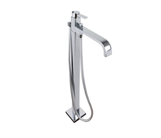 Smooth | Floor Mounted Bath/Shower Mixer | Grifería para duchas | BAGNODESIGN