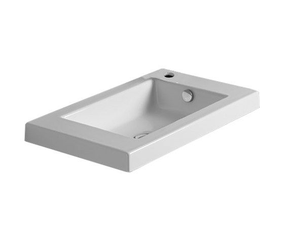 Smooth | Countertop/Wall Mounted Wash Basin 600X350mm | Wash basins | BAGNODESIGN