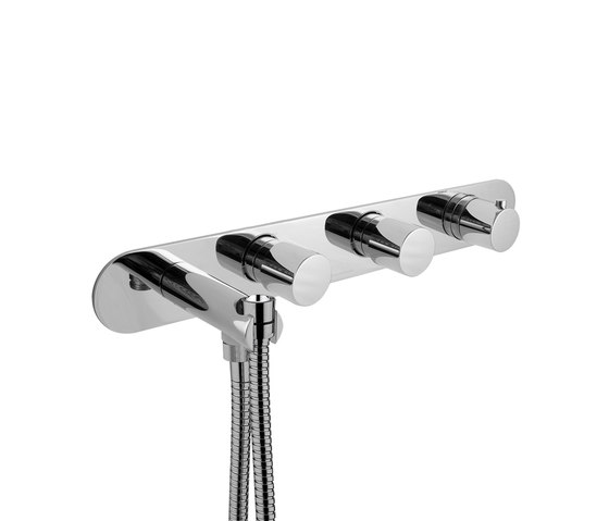 Teatro | Thermostatic Shower Mixer 2 Outlet Without Hand Shower | Shower controls | BAGNODESIGN