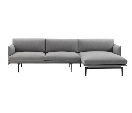 Outline Sofa | Chaise Longue - Right | Canapés | Muuto