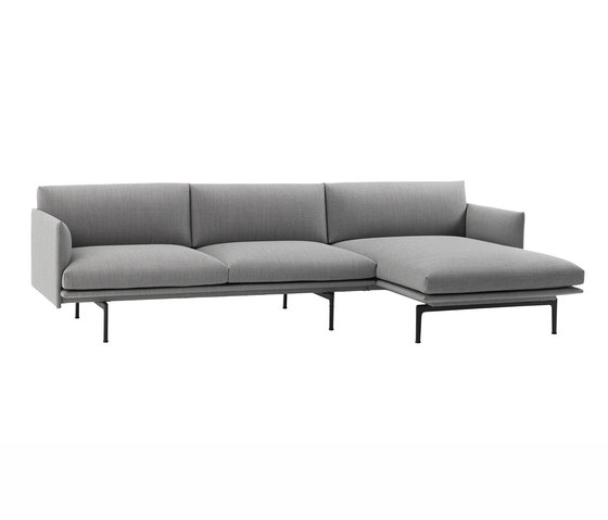 Outline Sofa | Chaise Longue - Right | Sofas | Muuto