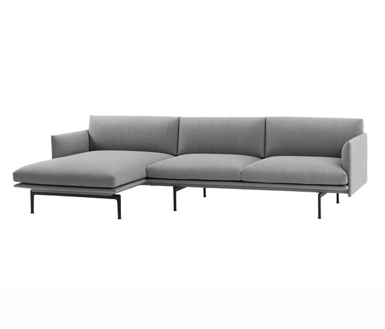 Outline Sofa | Chaise Longue - Left | Sofás | Muuto
