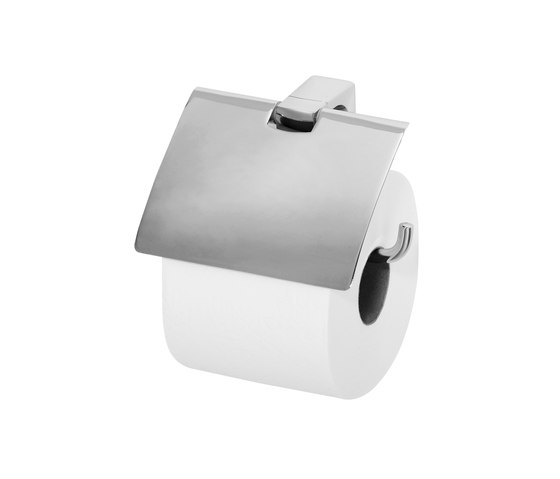 Amarilo Toilet paper holder with lid | Paper roll holders | Bodenschatz