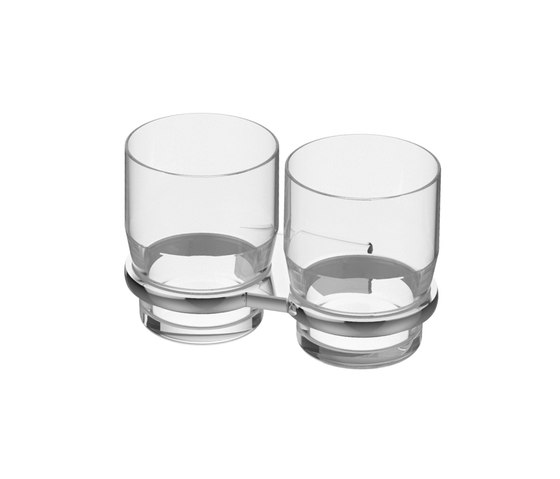 Chic 14 Double glass holder | Portacepillos / Portavasos | Bodenschatz