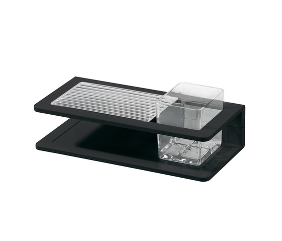 Creativa Glass holder and metal dish | Soap holders / dishes | Bodenschatz