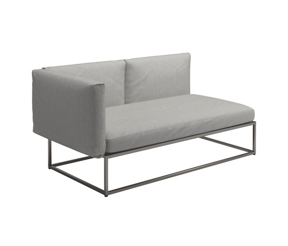 Cloud Left End Unit 75x150cm | Canapés | Gloster Furniture GmbH