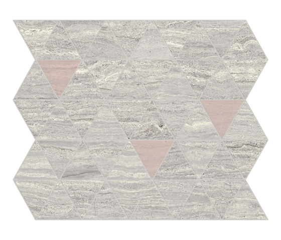 Motif Extra | Calacattasilver Triangle Rose Tess. | Ceramic tiles | Marca Corona