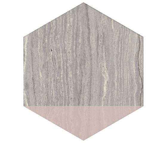 Motif | Travertino Silver D.Rose Esa | Ceramic tiles | Marca Corona