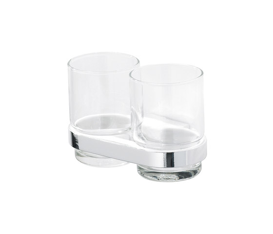 Lindo Double glass holder | Portacepillos / Portavasos | Bodenschatz
