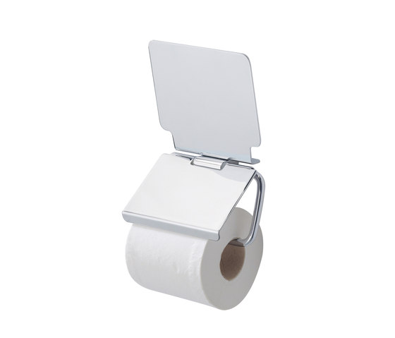 Lindo WC-Papierhalter mit Zeitschriftenhalter | Toilettenpapierhalter | Bodenschatz
