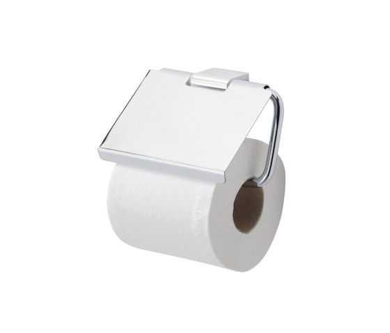 Lindo WC-Papierhalter mit Deckel | Toilettenpapierhalter | Bodenschatz