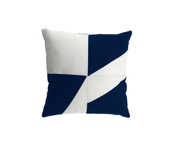 Cushions | Geometric Night Blue/White | Cushions | EGO Paris