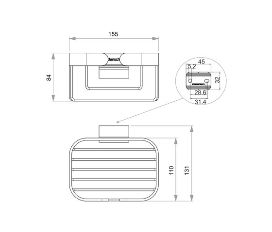 Nandro Wire soap holder | Soap holders / dishes | Bodenschatz