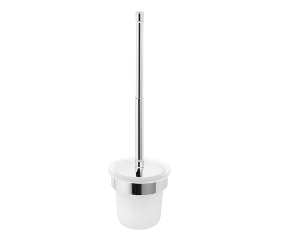Nandro Kit spazzola WC con coperchio | Portascopino | Bodenschatz