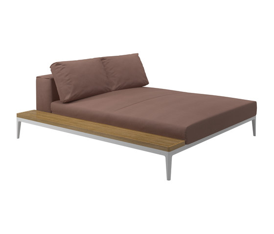 Grid Chill Chaise Unit | Tumbonas | Gloster Furniture GmbH