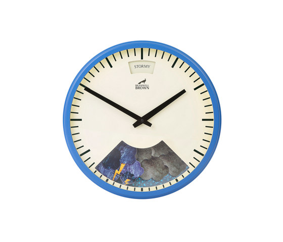 Weather Clock, Summer Blue Frame | Horloges | Bramwell Brown Clocks