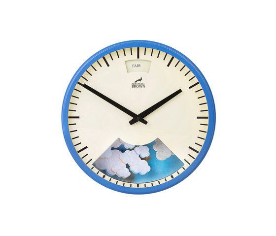 Weather Clock, Summer Blue Frame | Clocks | Bramwell Brown Clocks