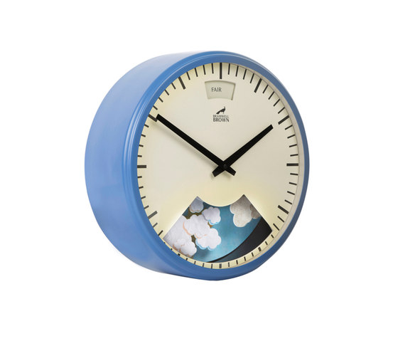 Weather Clock, Summer Blue Frame | Clocks | Bramwell Brown Clocks