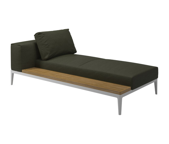 Grid Left/Right Chaise Unit | Divani | Gloster Furniture GmbH