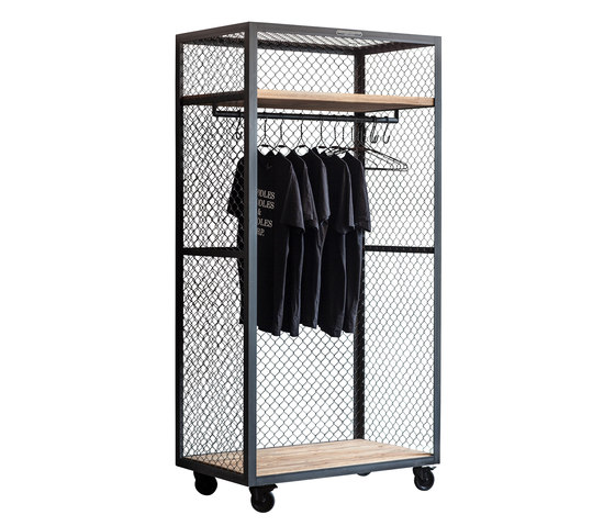 CLOTHES SHELF MESH WHEELS | Armadi | Noodles Noodles & Noodles CORP.