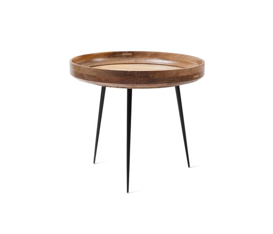 Bowl Table - Natural Lacquered Mango Wood- L | Beistelltische | Mater
