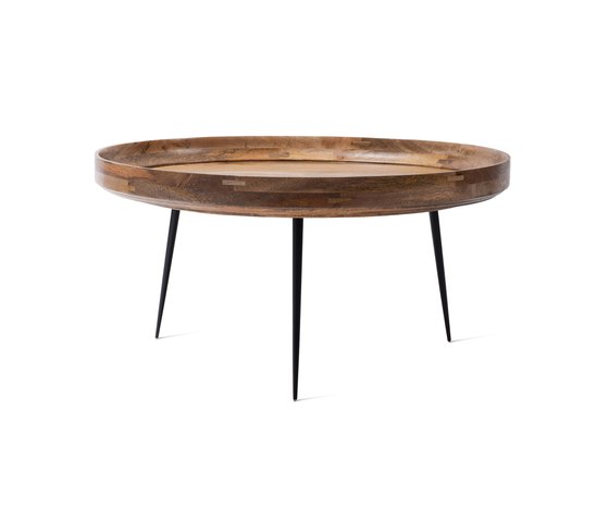 Bowl Table - Natural Lacquered Mango Wood- XL | Beistelltische | Mater