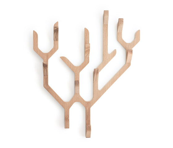Ambroise | Wall coat rack, natural oak | Appendiabiti | Hartô