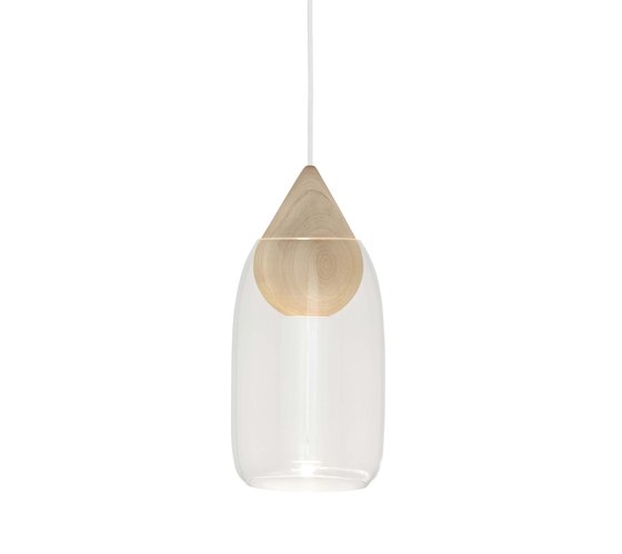 Liuku Glass Shade - Transparent | Pendelleuchten | Mater