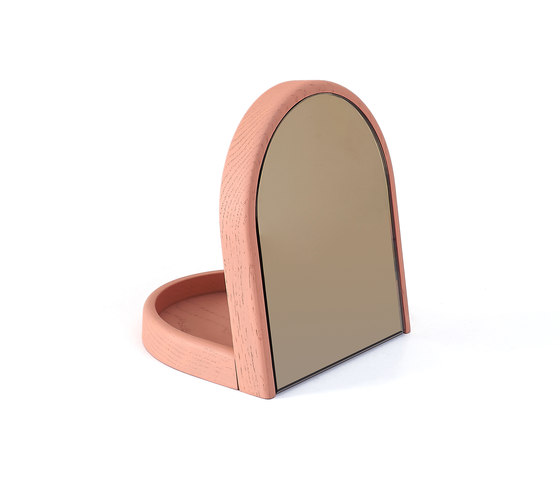 Tidy mirror Armand, apricot pink | Spiegel | Hartô