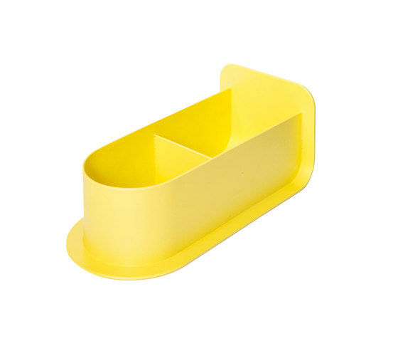 Paperclip box Charlie, lemon yellow | Contenitori / Scatole | Hartô