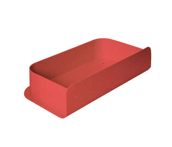 Letter box Charlie, strawberry red | Behälter / Boxen | Hartô