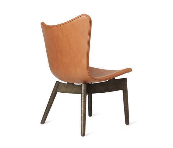 Shell Lounge Chair - Ultra Brandy - Sirka Grey Oak | Armchairs | Mater