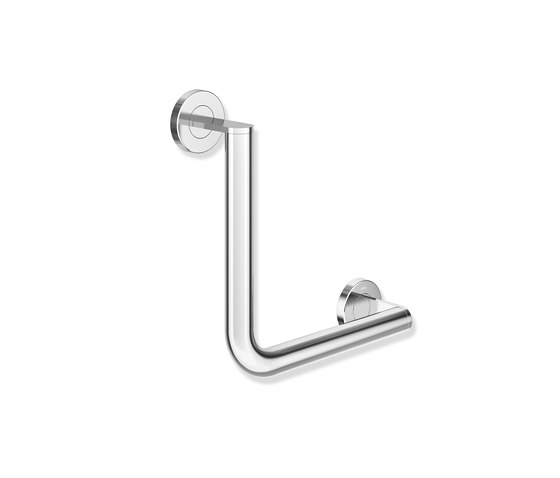 L-shaped support rail chrome | 900.22.13040 | Pasamanos / Soportes | HEWI