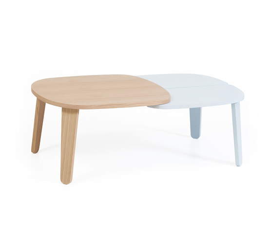 Extendible coffee table Colette, light blue | Coffee tables | Hartô