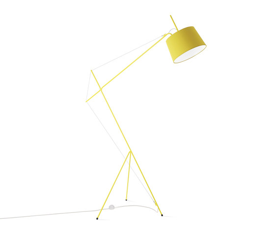 Floor lamp Elisabeth colis 1/2 (structure), jaune citron | Luminaires sur pied | Hartô