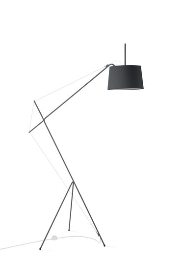Floor lamp Elisabeth, slate grey | Lámparas de pie | Hartô