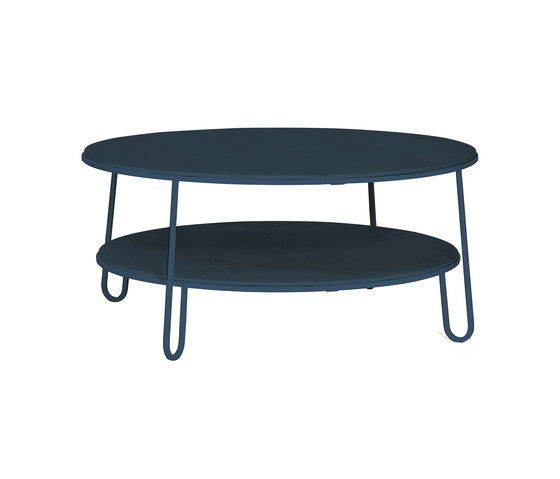 Coffee table Eugenie 90cm, full grey blue | Tavolini bassi | Hartô