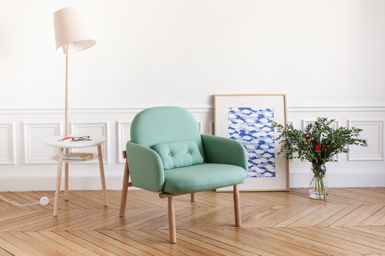 Armchair Georges, water green | Poltrone | Hartô