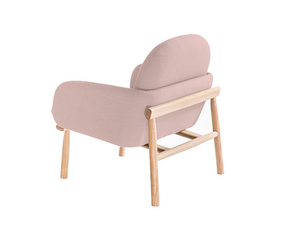 Armchair Georges, pink | Sessel | Hartô